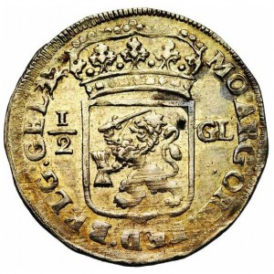 Аверс монеты Голландская республика, ½ гульдена, 1694