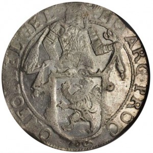 Аверс монеты Голландская республика, 1 дальдер, 1647-1649, Рыцарь в доспехах смотрит налево