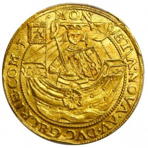 Аверс монеты Голландская республика, 2 розенобля, 1583