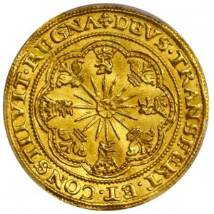 Реверс монеты Голландская республика, 2 розенобля, 1583