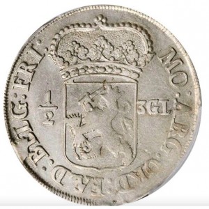 Реверс монеты Голландская республика, 1½ гульдена, 1696