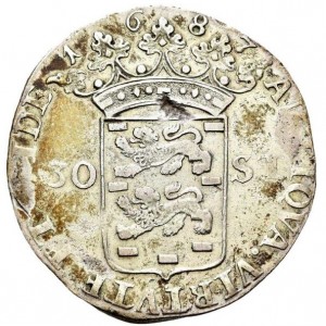 Аверс монеты Голландская республика, 1 дальдер, 1687