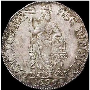 Аверс монеты Голландская республика, 2 гульдена, 1696