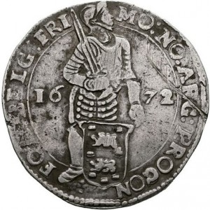 Аверс монеты Голландская республика, 1 серебряный дукат, 1659-1672