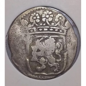 Реверс монеты Голландская республика, 2 стювера, 1673-1681