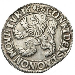 Реверс монеты Голландская республика, 1 дальдер, 1675-1700
