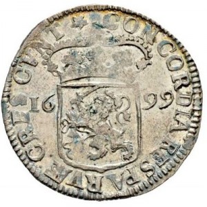 Реверс монеты Голландская республика, 1 серебряный дукат, 1695-1709