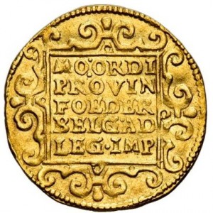 Реверс монеты Голландская республика, 1 дукат, 1591-1666