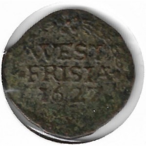 Аверс монеты Голландская республика, 1 дуит, 1626-1665
