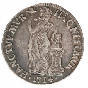 Реверс монеты Голландская республика, 1 гульден, 1699-1750