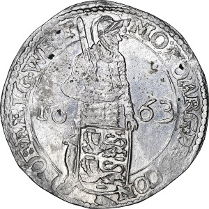 Аверс монеты Голландская республика, 1 серебряный дукат, 1659-1687