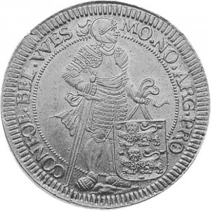 Аверс монеты Голландская республика, 1 серебряный дукат, 1673-1678