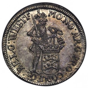 Аверс монеты Голландская республика, 1 серебряный дукат, 1694, Пьедфорт