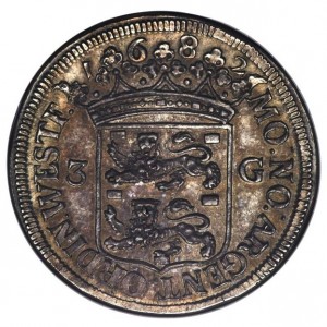 Реверс монеты Голландская республика, 3 гульдена, 1682-1687