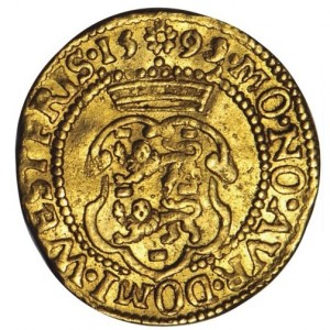 Реверс монеты Голландская республика, 1 дукат, 1587-1605