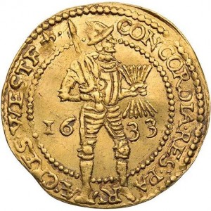 Аверс монеты Голландская республика, 1 дукат, 1607-1675