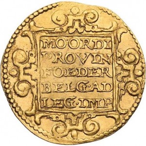Реверс монеты Голландская республика, 1 дукат, 1607-1675