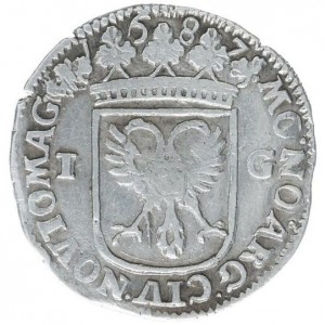 Реверс монеты Голландская республика, 1 гульден, 1687-1691