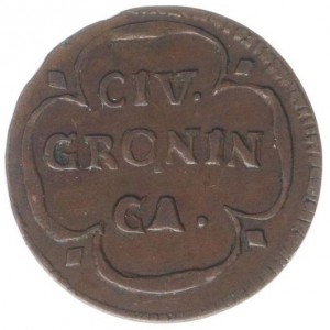Аверс монеты Голландская республика, 1 дуит, 1690