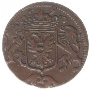 Реверс монеты Голландская республика, 1 дуит, 1690