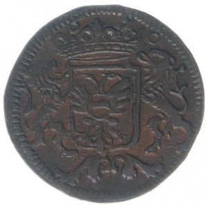 Реверс монеты Голландская республика, 1 дуит, 1690