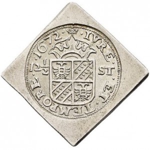 Аверс монеты Голландская республика, 12½ стюверов, 1672
