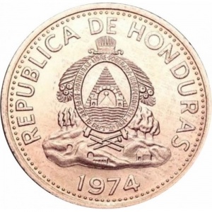 Аверс монеты Гондурас, 2 сентаво, 1974