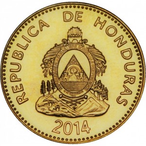 Аверс монеты Гондурас, 5 сентаво, 2010-2014