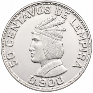 Реверс монеты Гондурас, 50 сентаво, 1931-1951