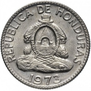 Аверс монеты Гондурас, 50 сентаво, 1973
