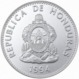 Аверс монеты Гондурас, 50 сентаво, 1991-1994
