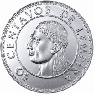Реверс монеты Гондурас, 50 сентаво, 1991-1994