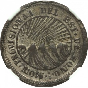 Аверс монеты Гондурас, 4 реала, 1849-1850
