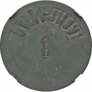 Аверс монеты Гренландия, 1 эре, 1881, Криолитовые шахты Ивигтут
