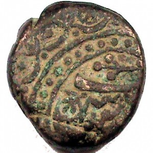 Реверс монеты Джодхпур, 1 такка, 1800-1845