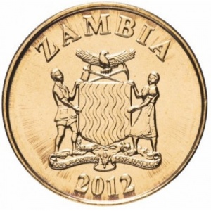 Аверс монеты Замбия, 50 нгве, 2012-2017