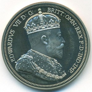 Реверс монеты Замбия, 1000 квач, 2001, 100 лет началу правления Короля Эдуарда VII