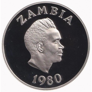 Аверс монеты Замбия, 10 квач, 1980, Международный год ребенка