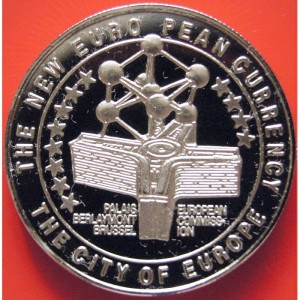 Реверс монеты Замбия, 1000 квач, 1999, Город Европы