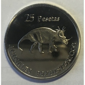 Реверс монеты Западная Сахара, 25 песет, 2013