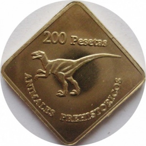 Реверс монеты Западная Сахара, 200 песет, 2013