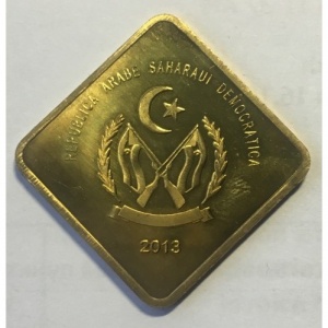 Аверс монеты Западная Сахара, 500 песет, 2013