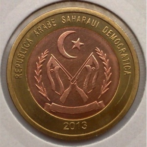 Аверс монеты Западная Сахара, 1000 песет, 2013
