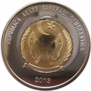 Аверс монеты Западная Сахара, 2000 песет, 2013
