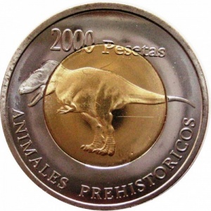 Реверс монеты Западная Сахара, 2000 песет, 2013