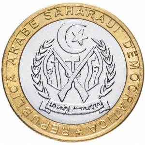 Аверс монеты Западная Сахара, 500 песет, 2004, День независимости - 27 февраля 1976