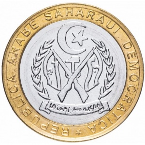 Аверс монеты Западная Сахара, 500 песет, 2010, Арабская культура
