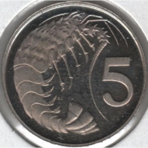 Реверс монеты Каймановы острова, 5 центов, 1978, 25 лет коронации Елизаветы II