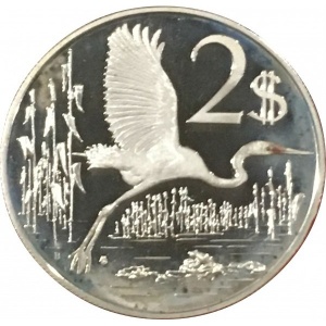 Реверс монеты Каймановы острова, 2 доллара, 1978, 25 лет коронации Елизаветы II