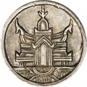 Аверс монеты Камбоджа, ⅛ тикаля, 1847